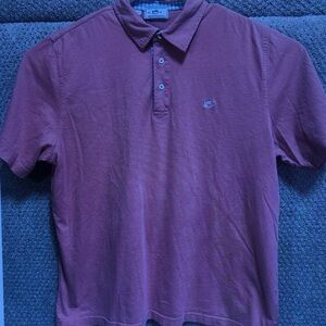Men's Polo Shirt - Rust Red